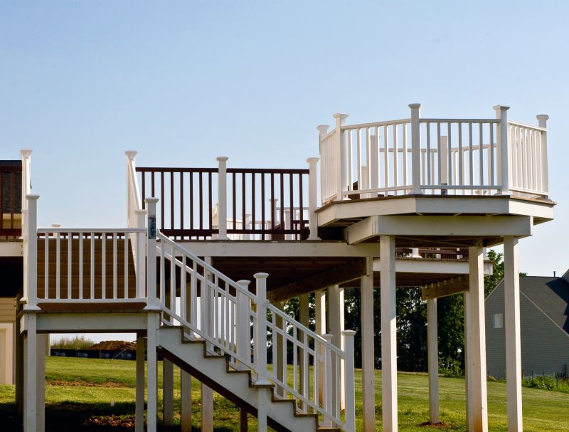 Deck Rail Staining