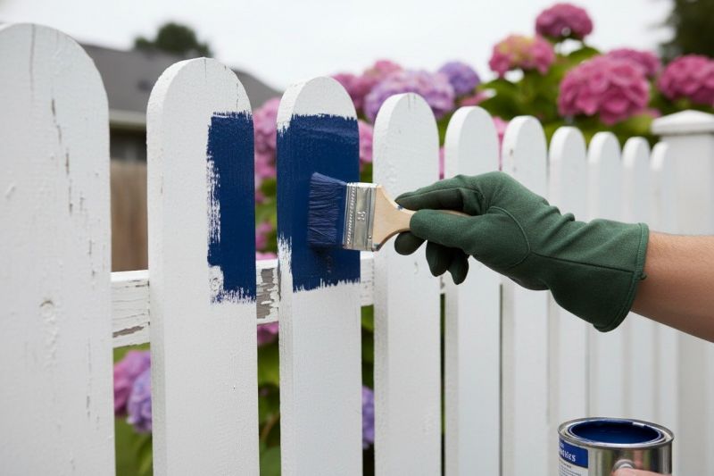 Pool Fence Painting